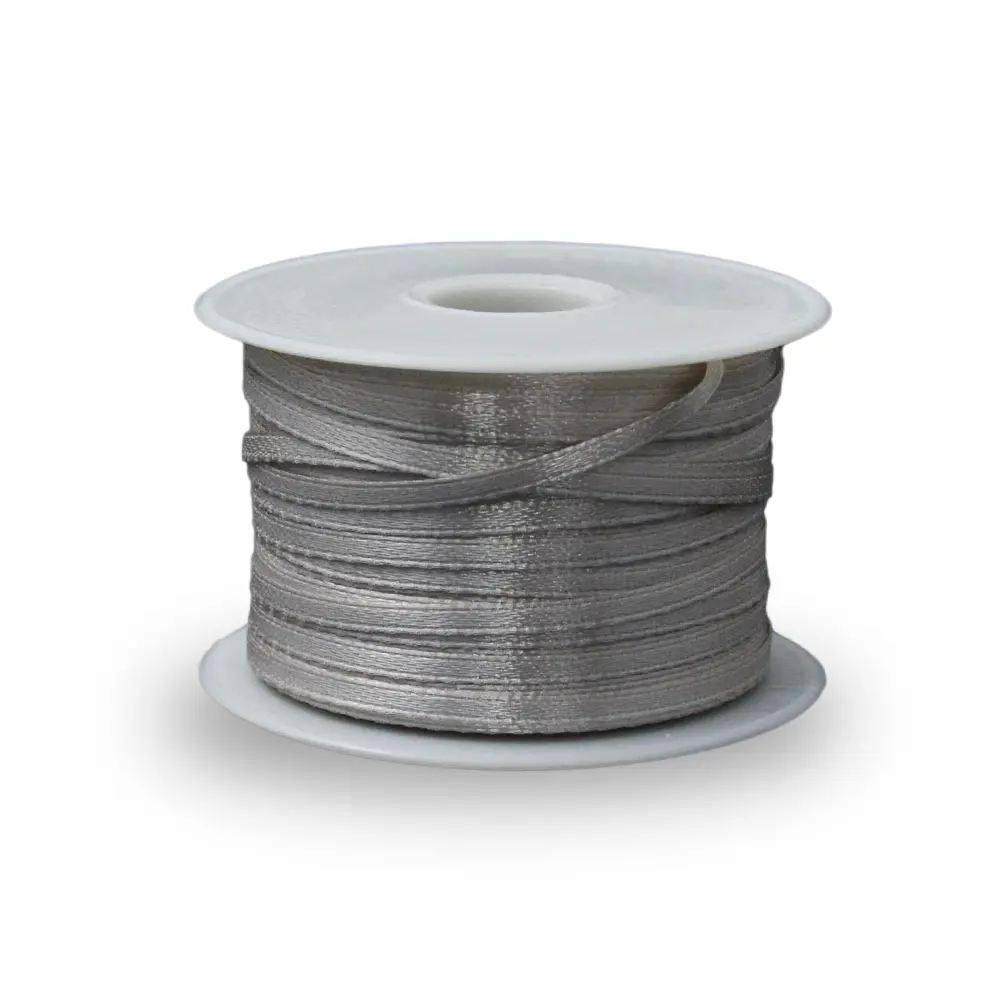 CINTA RASSO 3MM X 100MTS GRIS PLATA