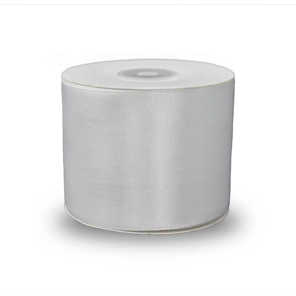 CINTA RASO 75MM X 30 METROS BLANCO