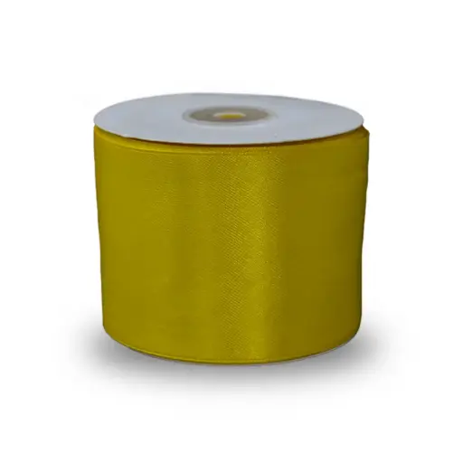 [MCA10007-24] CINTA RASO 75MM X 30 METROS AMARILLO BANDERA