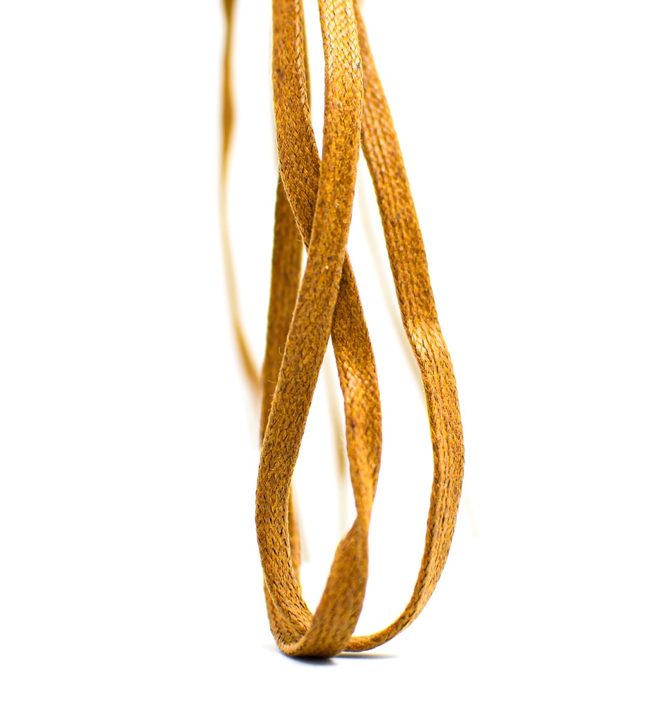 CORDON ENCERADO PLANO X 60CM OCRE X 144 PARES