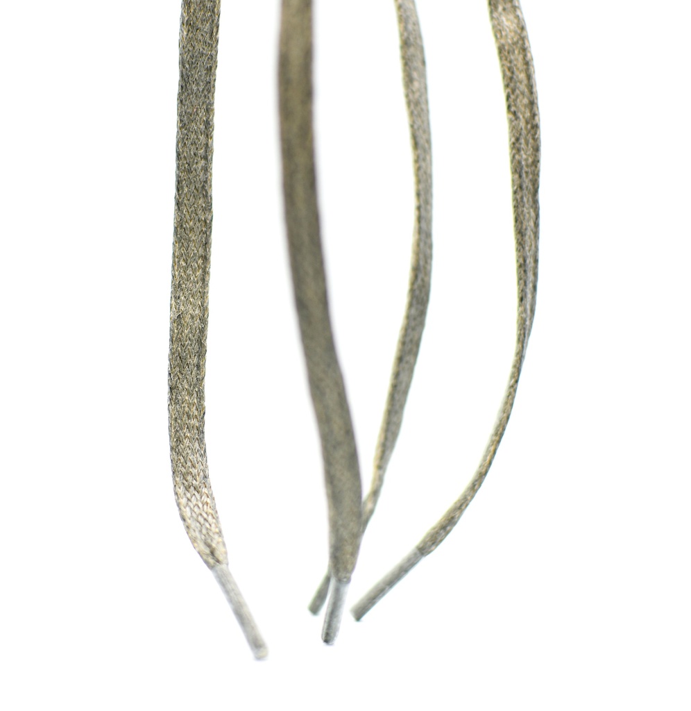 CORDON ENCERADO PLANO X 90CM GRIS MEDIO X 144 PARES