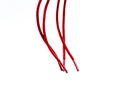 CORDON ENCERADO REDONDO GRUESO X 60CM ROJO X 144 PARES