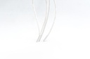 CORDON ENCERADO REDONDO GRUESO X 115CM BLANCO X 144 PARES