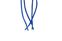 CORDON ENCERADO REDONDO GRUESO X 90CM AZUL REY X 144 PARES