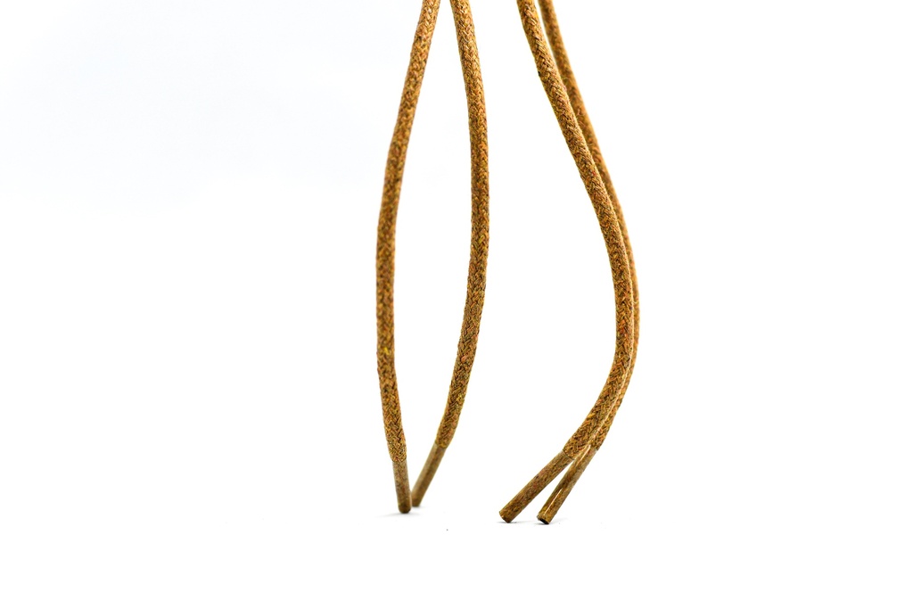 CORDON ENCERADO REDONDO GRUESO X 90CM OCRE X 144 PARES
