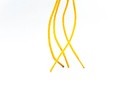 CORDON ENCERADO REDONDO GRUESO X 70CM AMARILLO X 144 PARES