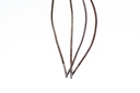 CORDON ENCERADO REDONDO GRUESO X 70CM CAFE X 144 PARES
