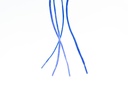CORDON ENCERADO REDONDO DELGADO X 60CM AZUL REY X 144 PARES
