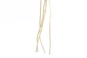 CORDON ENCERADO REDONDO DELGADO X 70CM CRUDO X 144 PARES