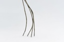 CORDON ENCERADO REDONDO DELGADO X 90CM GRIS MEDIO X 144 PARES