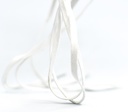 CORDON ENCERADO PLANO X 60CM BLANCO X 144 PARES