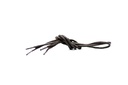 CORDON ENCERADO REDONDO GRUESO X 90CM CAFE X 144 PARES