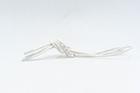 CORDON ENCERADO REDONDO GRUESO X 90CM BLANCO X 144 PARES