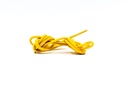 CORDON ENCERADO REDONDO GRUESO X 90CM AMARILLO X 144 PARES