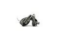 CORDON ENCERADO REDONDO GRUESO X 70CM GRIS MEDIO X 144 PARES