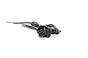 CORDON ENCERADO REDONDO GRUESO X 60CM CAFE X 144 PARES