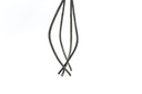 CORDON ENCERADO REDONDO GRUESO X 115CM GRIS MEDIO X 144 PARES