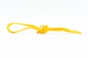 CORDON ENCERADO REDONDO GRUESO X 115CM AMARILLO X 144 PARES