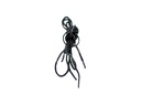 CORDON ENCERADO REDONDO DELGADO X 90CM NEGRO X 144 PARES