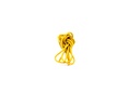 CORDON ENCERADO REDONDO DELGADO X 70CM AMARILLO X 144 PARES