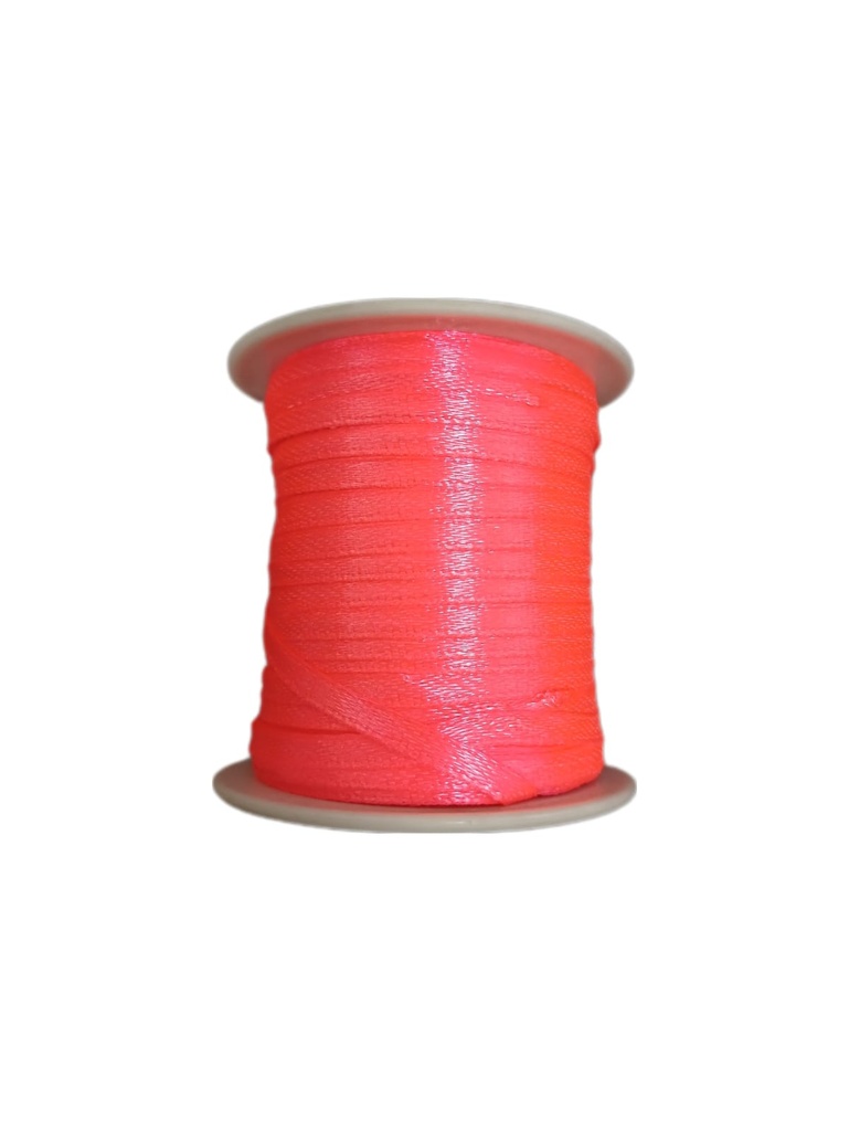 CINTA RASSO 3MM X 100MTS SALMON NEON
