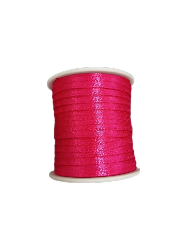 CINTA RASSO 3MM X 100MTS FUCSIA 