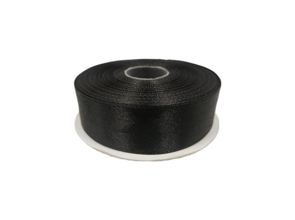 CINTA RASSO 25MM X 30MTS NEGRA