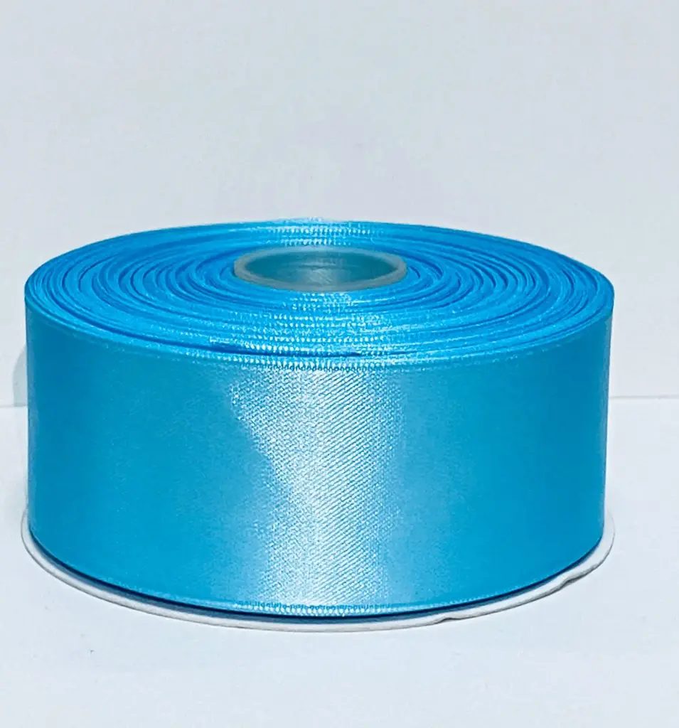 CINTA RASO 36MM X 30MTS AZUL CELESTE