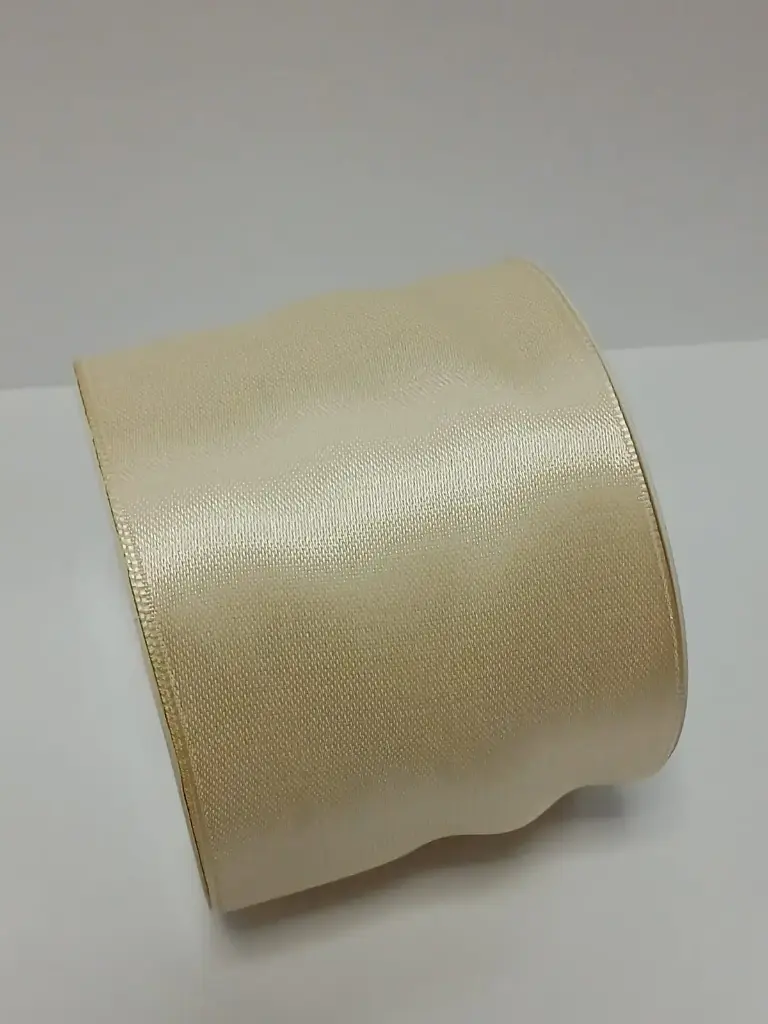 CINTA RASO 75MM X 30 METROS CRUDO
