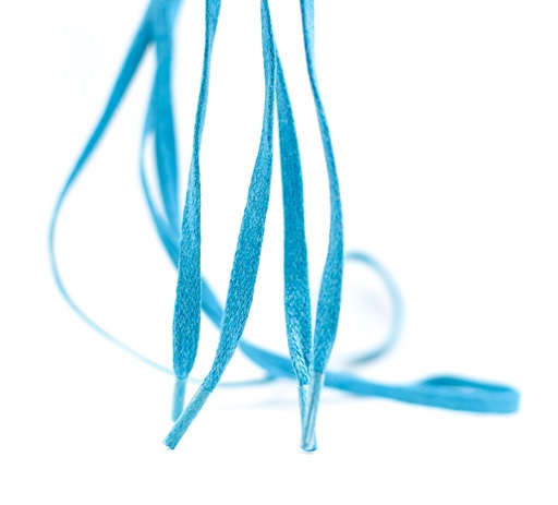 [DT4300-3] CORDON ENCERADO PLANO X 115CM AZUL TURQUESA  X 144 PARES