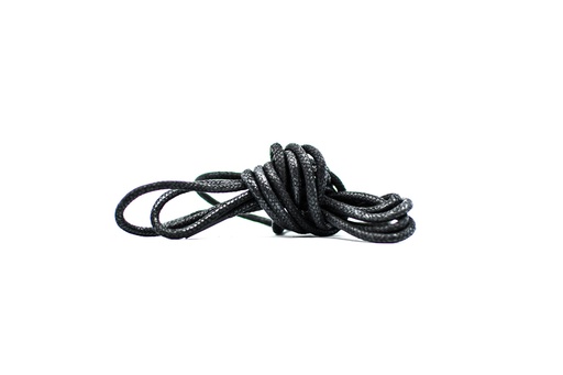 [MC10080-2] CORDON ENCERADO REDONDO GRUESO X 90CM NEGRO X 144 PARES