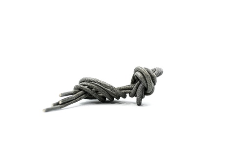 [MC10080-11] CORDON ENCERADO REDONDO GRUESO X 90CM GRIS MEDIO X 144 PARES