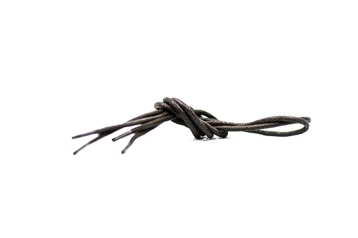 [MC10080-3] CORDON ENCERADO REDONDO GRUESO X 90CM CAFE X 144 PARES