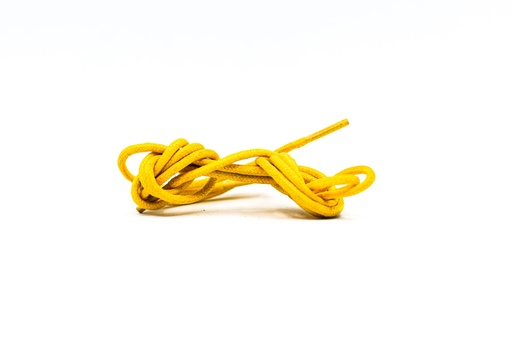 [MC10080-5] CORDON ENCERADO REDONDO GRUESO X 90CM AMARILLO X 144 PARES