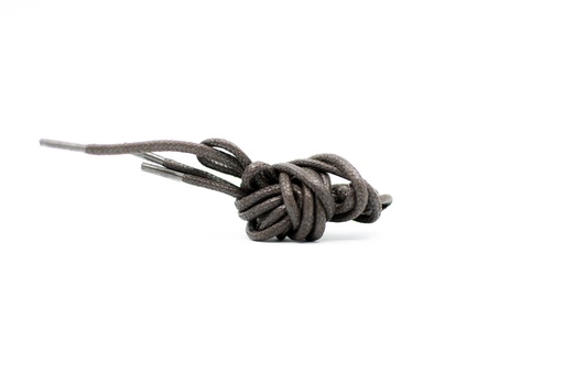 [MC10078-3] CORDON ENCERADO REDONDO GRUESO X 60CM CAFE X 144 PARES