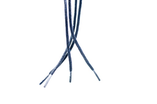 [MC10081-6] CORDON ENCERADO REDONDO GRUESO X 115CM AZUL OSCURO X 144 PARES