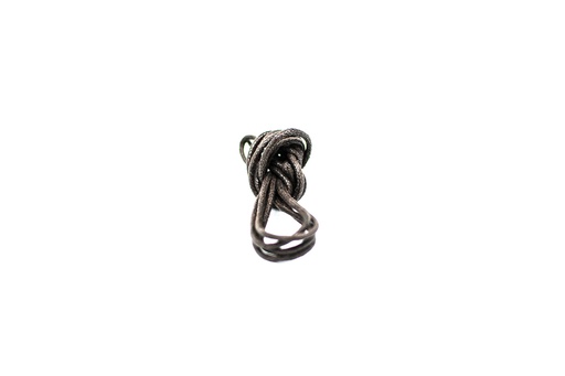 [MC10084-3] CORDON ENCERADO REDONDO DELGADO X 90CM CAFE X 144 PARES