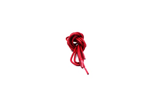 [MC10083-4] CORDON ENCERADO REDONDO DELGADO X 70CM ROJO X 144 PARES