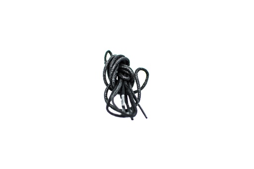 [MC10082-2] CORDON ENCERADO REDONDO DELGADO X 60CM NEGRO X 144 PARES