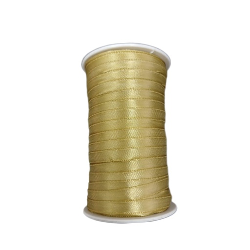 [MC10002-3] CINTA RASSO 7MM X 100MTS DORADA
