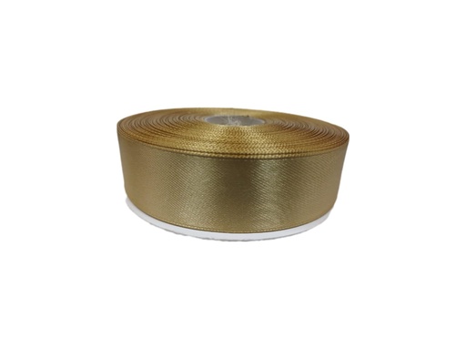 [MC10004-3] CINTA RASSO 25MM X 30MTS DORADA 