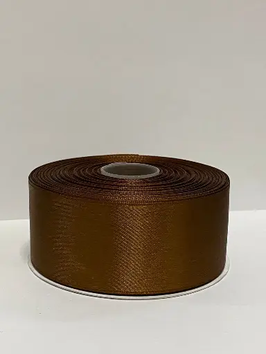 [MC10005-142]  CINTA RASO 36MM X 30MTS CAFÉ CLARO