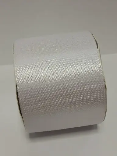 [MCA10007-7] CINTA RASO 75MM X 30 METROS BLANCO