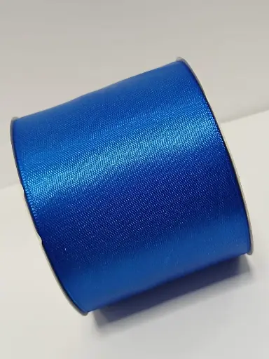 [MCA10007-19] CINTA RASO 75MM X 30 METROS AZUL REY
