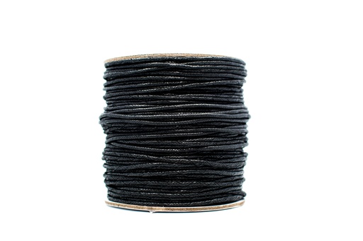 [MC10073-2] CORDON ENCERADO N3 X 100YDS NEGRO