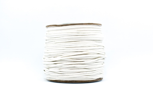 [MC10073-7] CORDON ENCERADO N3 X 100YDS BLANCO