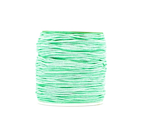 [MC10071-10] CORDON ENCERADO N1 X 100YDS VERDE MENTA