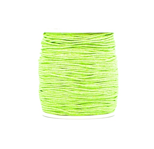 [MC10071-5] CORDON ENCERADO N1 X 100YDS VERDE LIMON